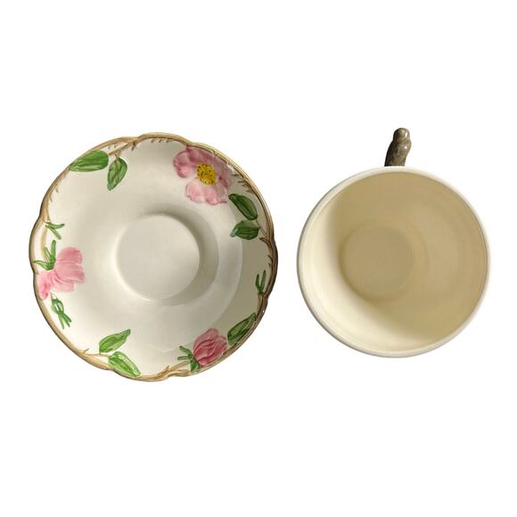 Franciscan Desert Rose Vintage Cup and Saucer Set - Picture 3 of 7